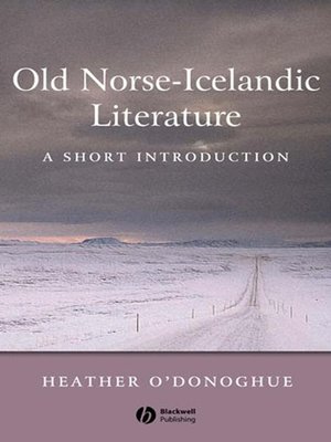 cover image of Old Norse-Icelandic Literature